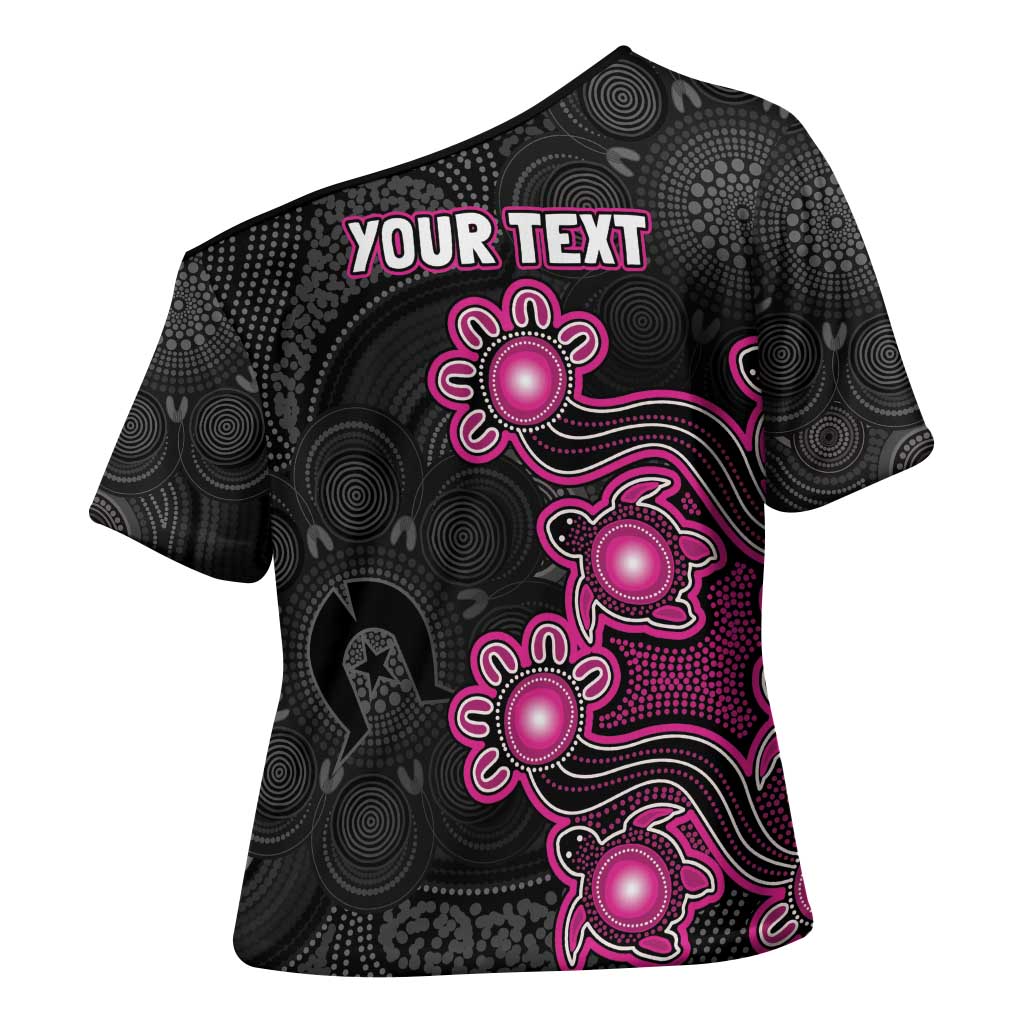 Personalised Sydney Sixers NAIDOC Week 2026 Cross Shoulder Shirt Sea Turtles Aboriginal Art