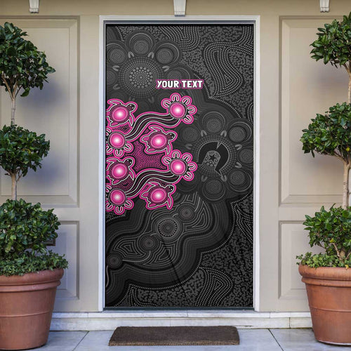 Personalised Sydney Sixers NAIDOC Week 2026 Door Cover Sea Turtles Aboriginal Art