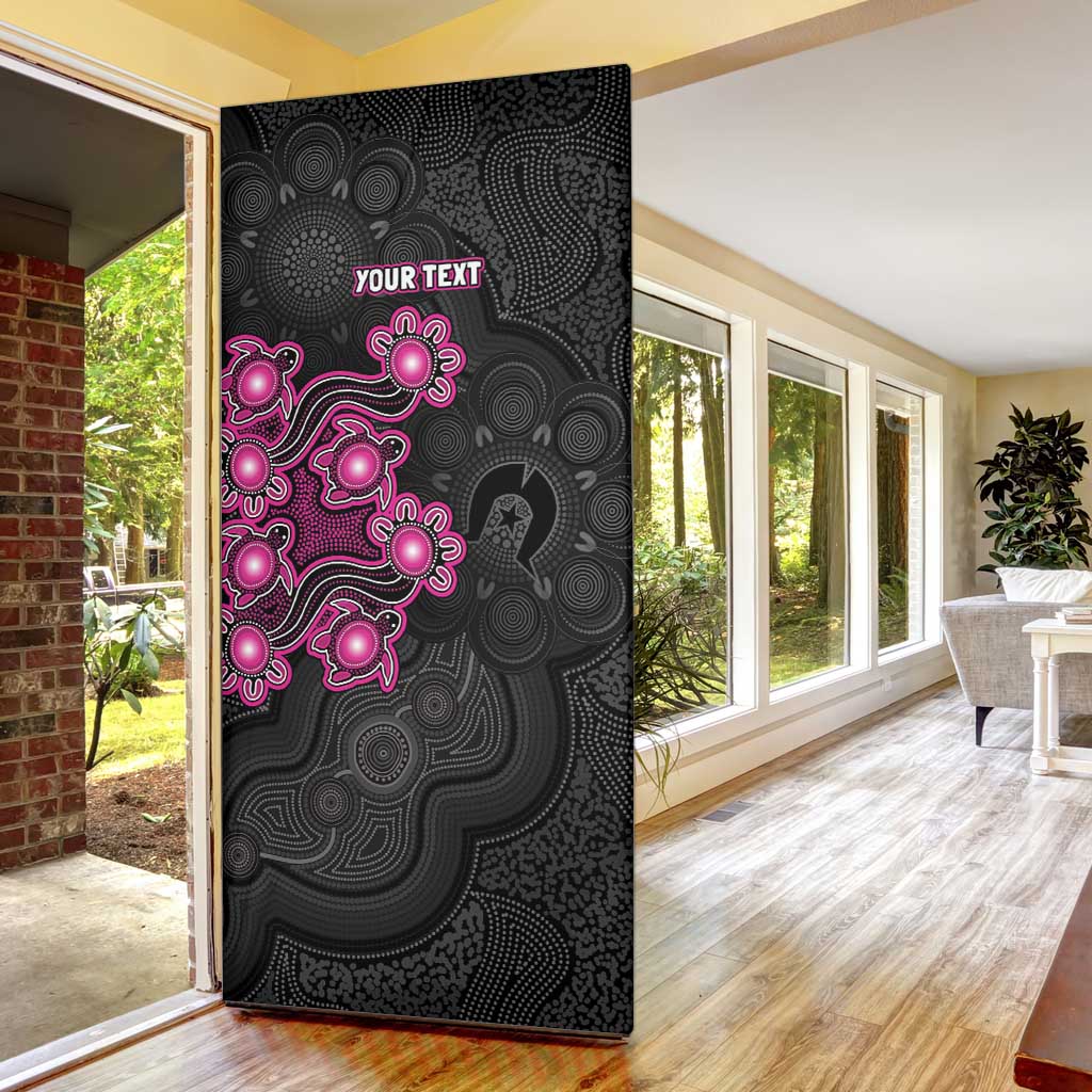 Personalised Sydney Sixers NAIDOC Week 2026 Door Cover Sea Turtles Aboriginal Art