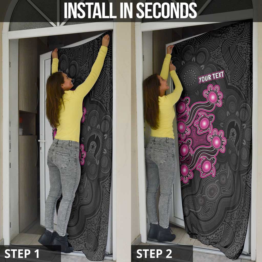 Personalised Sydney Sixers NAIDOC Week 2026 Door Cover Sea Turtles Aboriginal Art