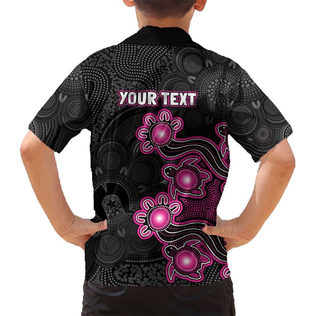 Personalised Sydney Sixers NAIDOC Week 2026 Family Matching Long Sleeve Bodycon Dress and Hawaiian Shirt Sea Turtles Aboriginal Art