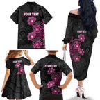 Personalised Sydney Sixers NAIDOC Week 2026 Family Matching Off The Shoulder Long Sleeve Dress and Hawaiian Shirt Sea Turtles Aboriginal Art