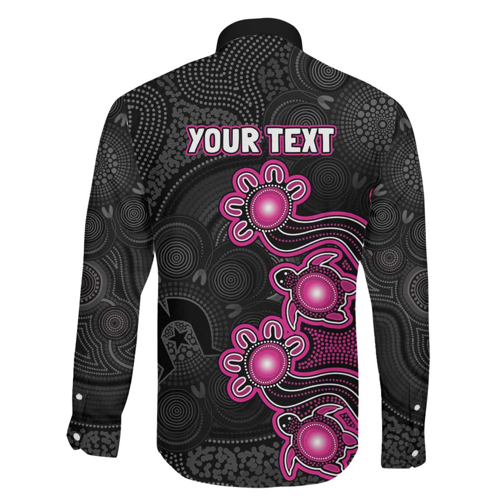 Personalised Sydney Sixers NAIDOC Week 2026 Family Matching Off Shoulder Maxi Dress and Hawaiian Shirt Sea Turtles Aboriginal Art