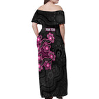 Personalised Sydney Sixers NAIDOC Week 2026 Family Matching Off Shoulder Maxi Dress and Hawaiian Shirt Sea Turtles Aboriginal Art
