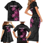 Personalised Sydney Sixers NAIDOC Week 2026 Family Matching Short Sleeve Bodycon Dress and Hawaiian Shirt Sea Turtles Aboriginal Art