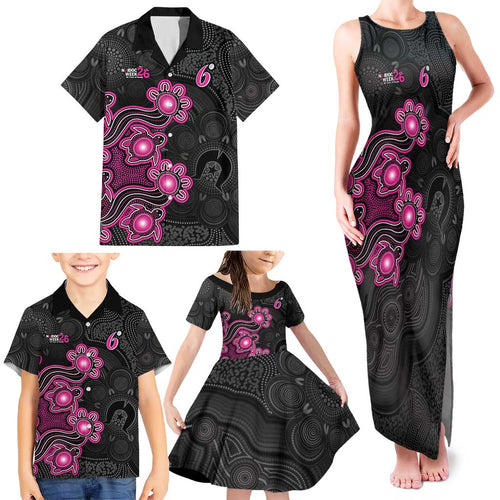 Personalised Sydney Sixers NAIDOC Week 2026 Family Matching Tank Maxi Dress and Hawaiian Shirt Sea Turtles Aboriginal Art