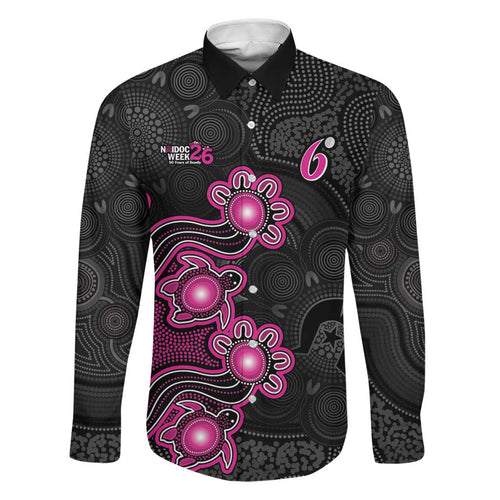 Personalised Sydney Sixers NAIDOC Week 2026 Family Matching Tank Maxi Dress and Hawaiian Shirt Sea Turtles Aboriginal Art