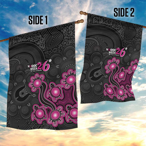 Sydney Sixers NAIDOC Week 2026 Garden Flag Sea Turtles Aboriginal Art