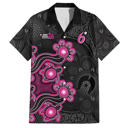 Personalised Sydney Sixers NAIDOC Week 2026 Hawaiian Shirt Sea Turtles Aboriginal Art