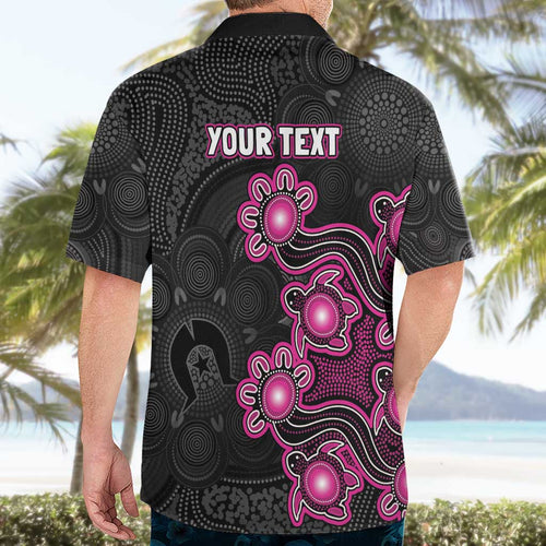 Personalised Sydney Sixers NAIDOC Week 2026 Hawaiian Shirt Sea Turtles Aboriginal Art