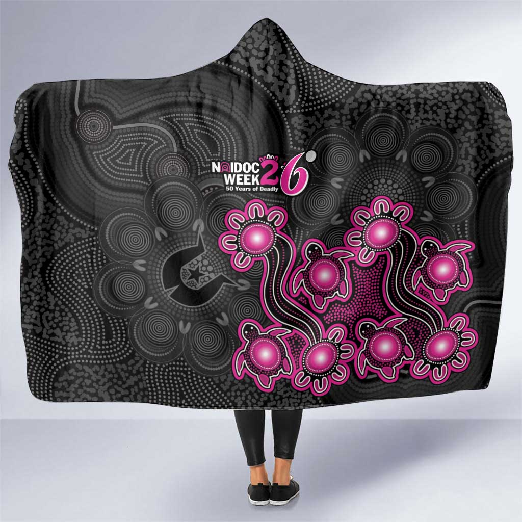 Sydney Sixers NAIDOC Week 2026 Hooded Blanket Sea Turtles Aboriginal Art