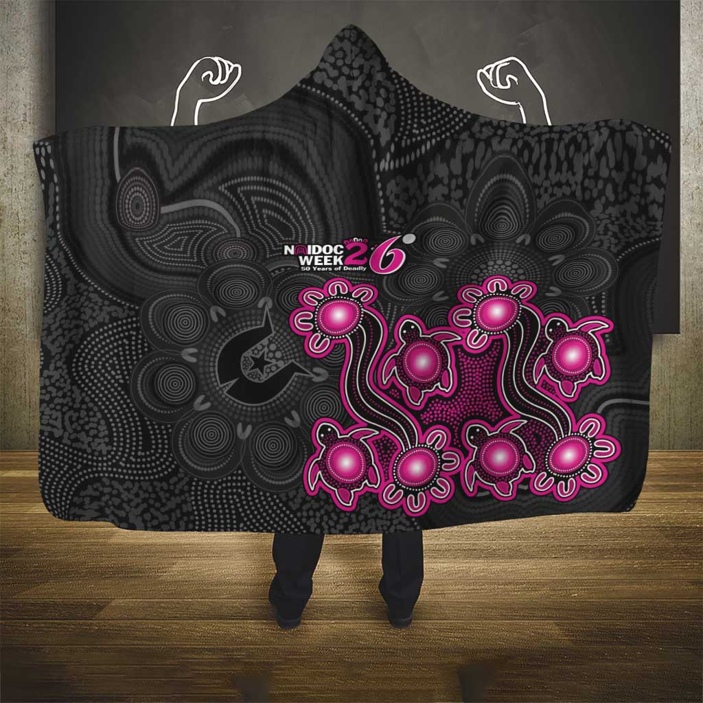Sydney Sixers NAIDOC Week 2026 Hooded Blanket Sea Turtles Aboriginal Art