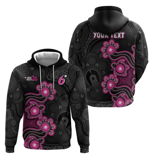 Personalised Sydney Sixers NAIDOC Week 2026 Hoodie Sea Turtles Aboriginal Art