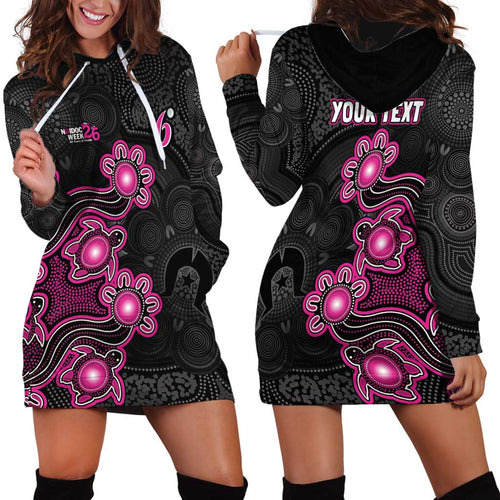 Personalised Sydney Sixers NAIDOC Week 2026 Hoodie Dress Sea Turtles Aboriginal Art