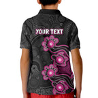 Personalised Sydney Sixers NAIDOC Week 2026 Kid Polo Shirt Sea Turtles Aboriginal Art