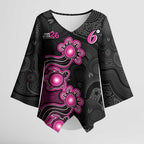 Personalised Sydney Sixers NAIDOC Week 2026 Kimono Sleeve Blouse Sea Turtles Aboriginal Art