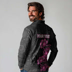 Personalised Sydney Sixers NAIDOC Week 2026 Long Sleeve Polo Shirt Sea Turtles Aboriginal Art