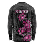 Personalised Sydney Sixers NAIDOC Week 2026 Long Sleeve Shirt Sea Turtles Aboriginal Art