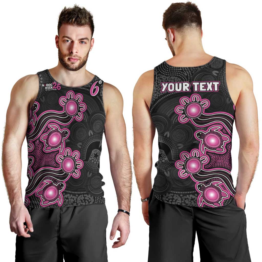 Personalised Sydney Sixers NAIDOC Week 2026 Men Tank Top Sea Turtles Aboriginal Art