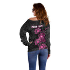 Personalised Sydney Sixers NAIDOC Week 2026 Off Shoulder Sweater Sea Turtles Aboriginal Art