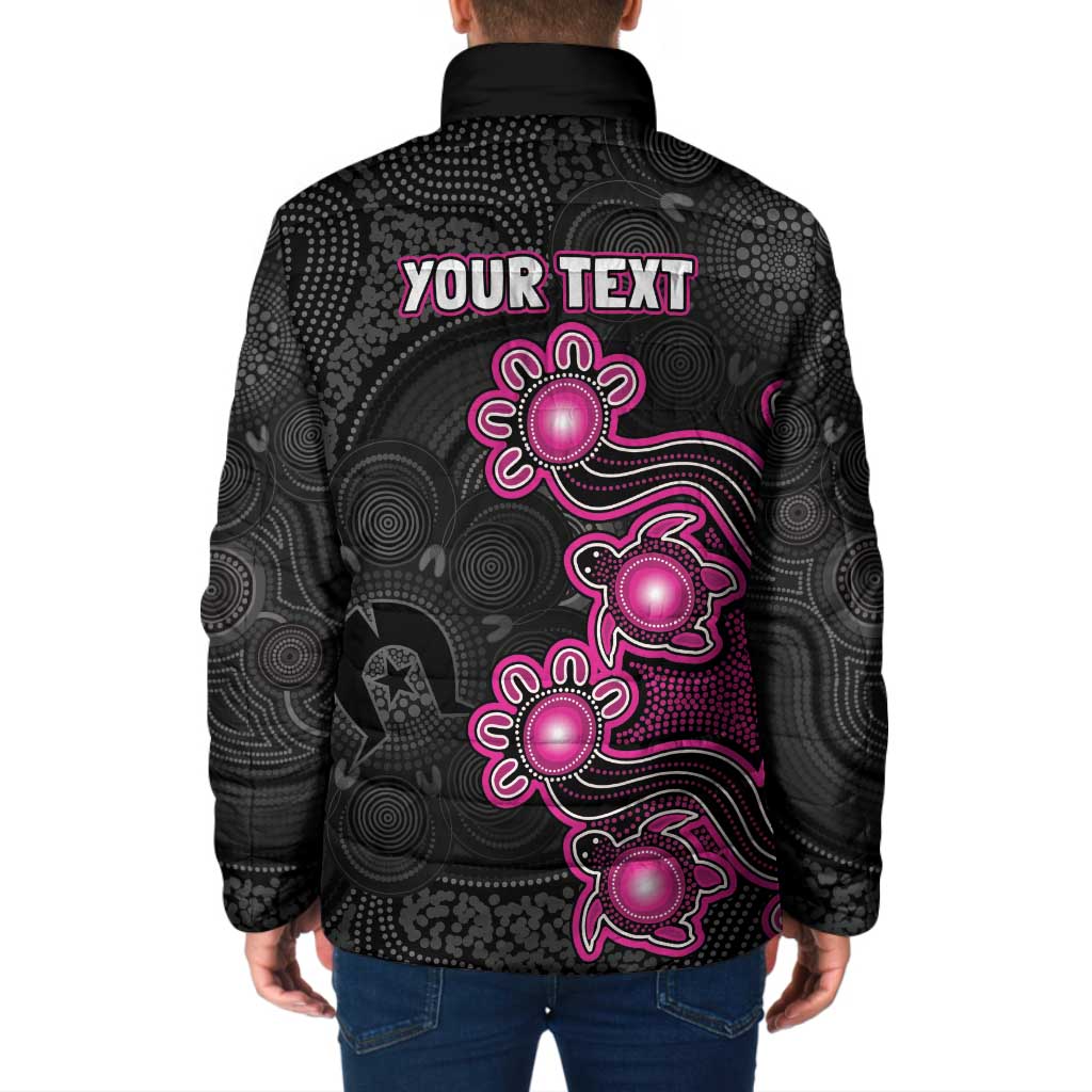 Personalised Sydney Sixers NAIDOC Week 2026 Padded Jacket Sea Turtles Aboriginal Art