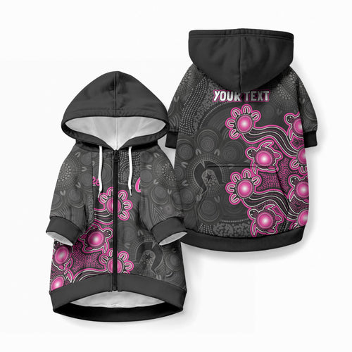 Personalised Sydney Sixers NAIDOC Week 2026 Pet Hoodie Sea Turtles Aboriginal Art