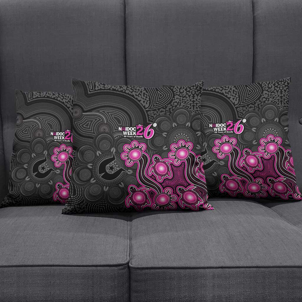 Sydney Sixers NAIDOC Week 2026 Pillow Cover Sea Turtles Aboriginal Art