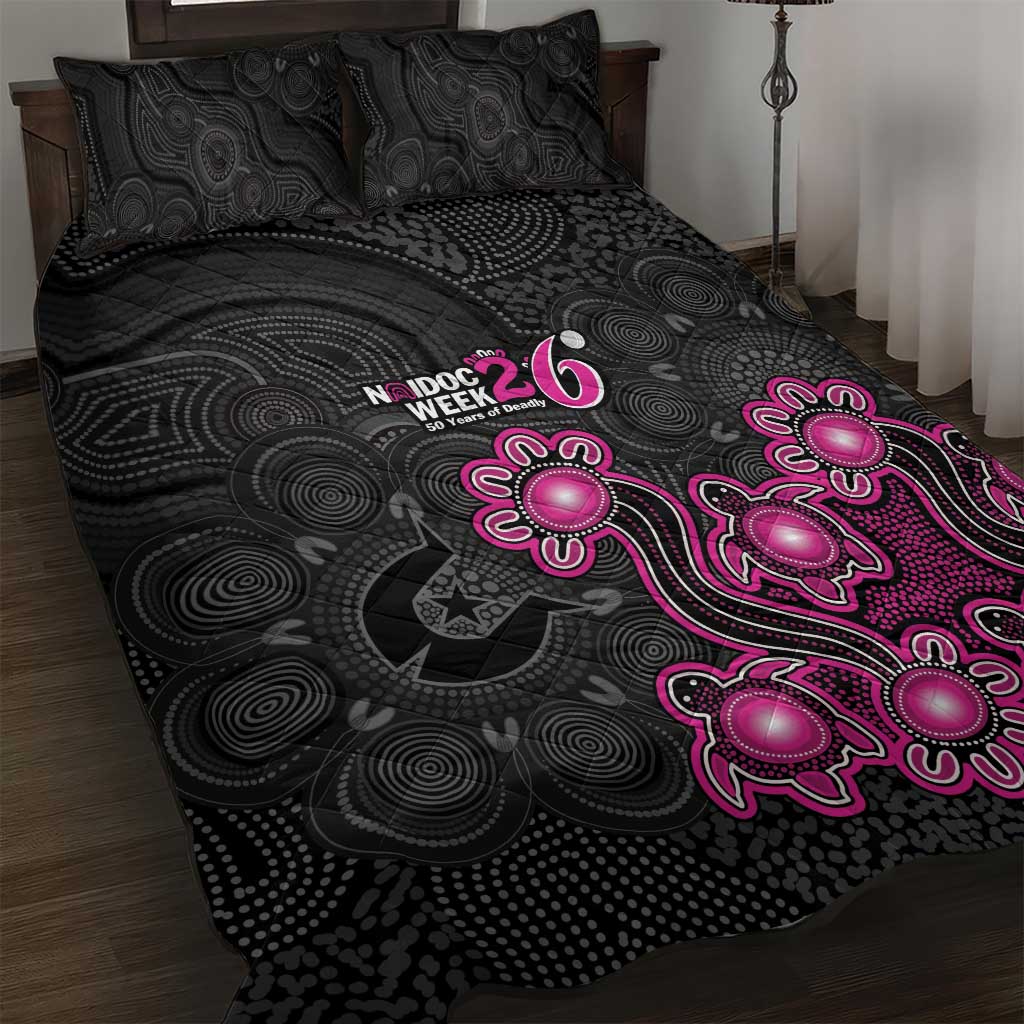 Sydney Sixers NAIDOC Week 2026 Quilt Bed Set Sea Turtles Aboriginal Art