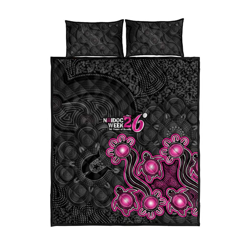 Sydney Sixers NAIDOC Week 2026 Quilt Bed Set Sea Turtles Aboriginal Art