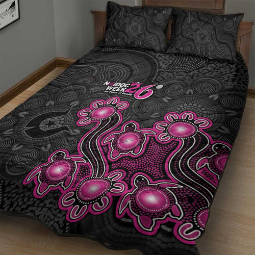 Sydney Sixers NAIDOC Week 2026 Quilt Bed Set Sea Turtles Aboriginal Art