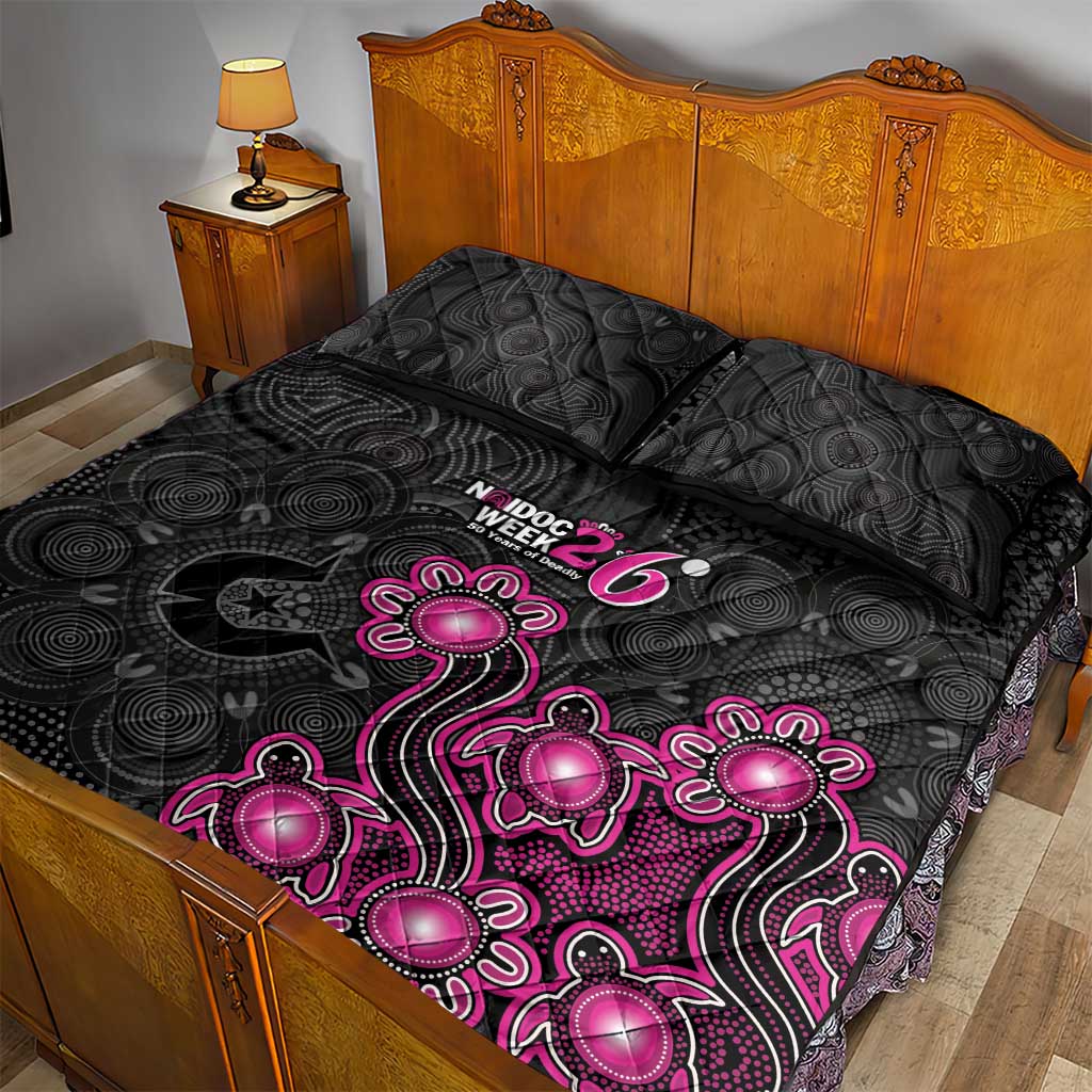 Sydney Sixers NAIDOC Week 2026 Quilt Bed Set Sea Turtles Aboriginal Art