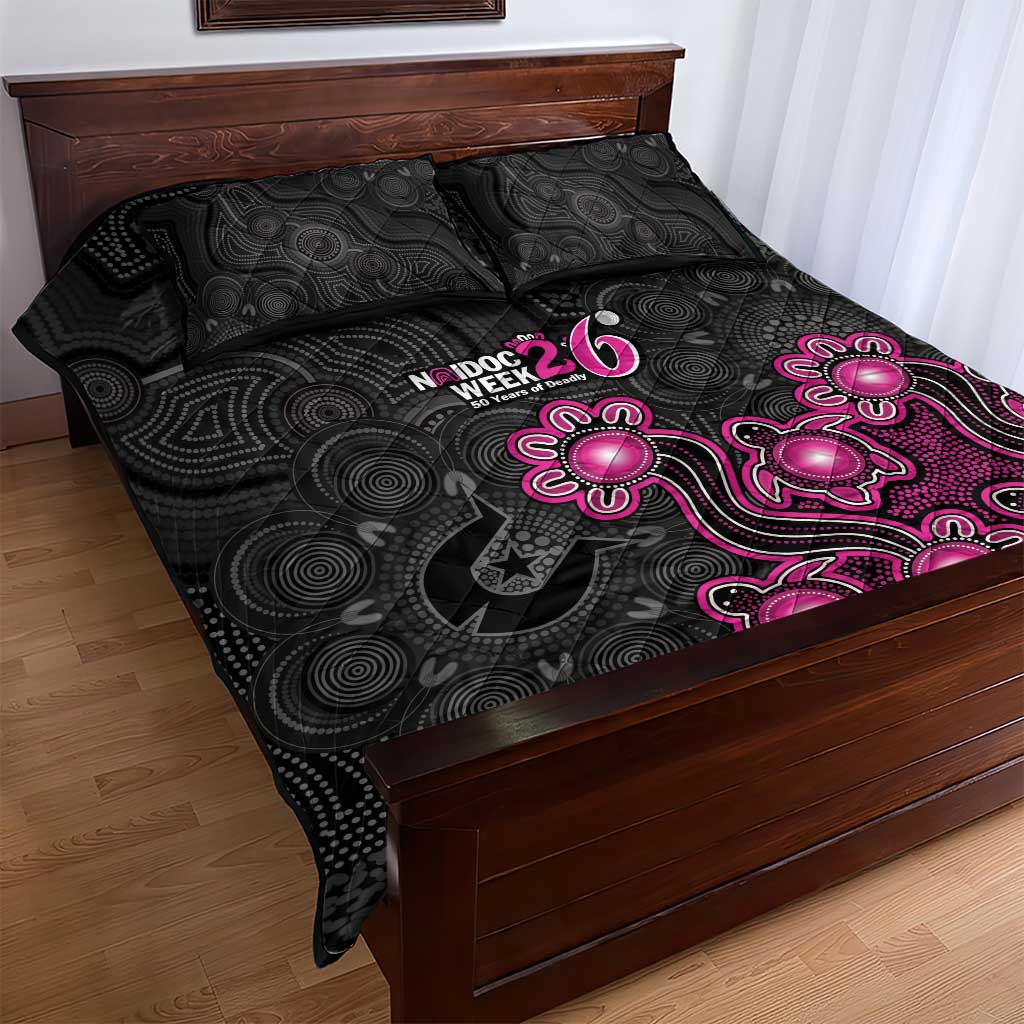 Sydney Sixers NAIDOC Week 2026 Quilt Bed Set Sea Turtles Aboriginal Art
