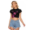 Personalised Sydney Sixers NAIDOC Week 2026 Raglan Cropped T Shirt Sea Turtles Aboriginal Art