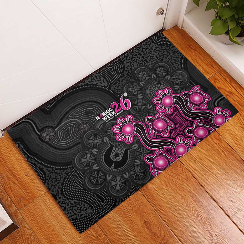 Sydney Sixers NAIDOC Week 2026 Rubber Doormat Sea Turtles Aboriginal Art