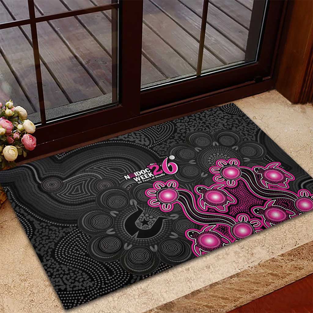 Sydney Sixers NAIDOC Week 2026 Rubber Doormat Sea Turtles Aboriginal Art