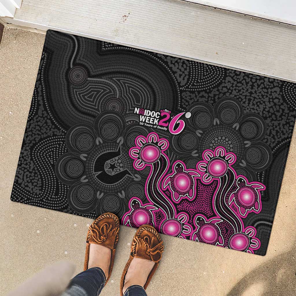 Sydney Sixers NAIDOC Week 2026 Rubber Doormat Sea Turtles Aboriginal Art