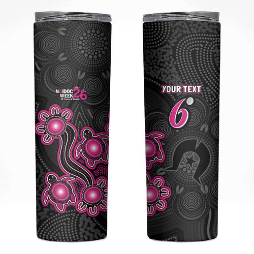 Personalised Sydney Sixers NAIDOC Week 2026 Skinny Tumbler Sea Turtles Aboriginal Art