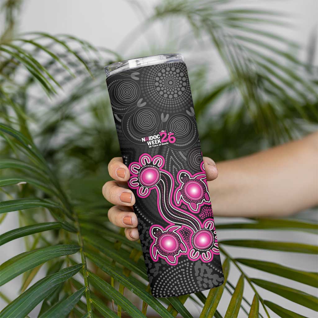 Personalised Sydney Sixers NAIDOC Week 2026 Skinny Tumbler Sea Turtles Aboriginal Art