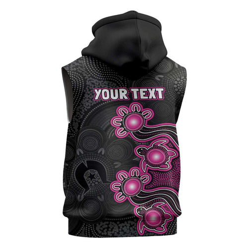 Personalised Sydney Sixers NAIDOC Week 2026 Sleeveless Hoodie Sea Turtles Aboriginal Art