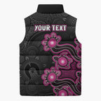Personalised Sydney Sixers NAIDOC Week 2026 Sleeveless Puffer Jacket Sea Turtles Aboriginal Art
