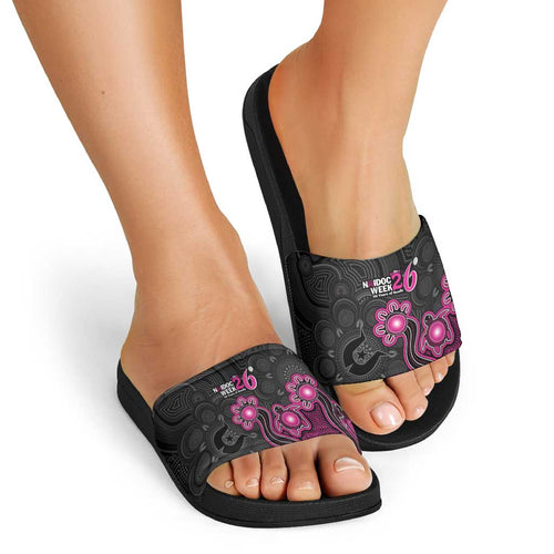 Sydney Sixers NAIDOC Week 2026 Slide Sandals Sea Turtles Aboriginal Art