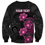 Personalised Sydney Sixers NAIDOC Week 2026 Sweatshirt Sea Turtles Aboriginal Art
