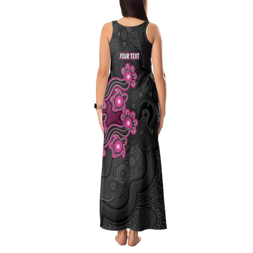 Personalised Sydney Sixers NAIDOC Week 2026 Tank Maxi Dress Sea Turtles Aboriginal Art