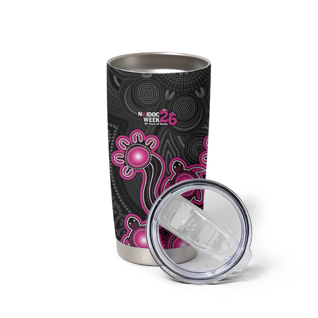 Personalised Sydney Sixers NAIDOC Week 2026 Tumbler Cup Sea Turtles Aboriginal Art