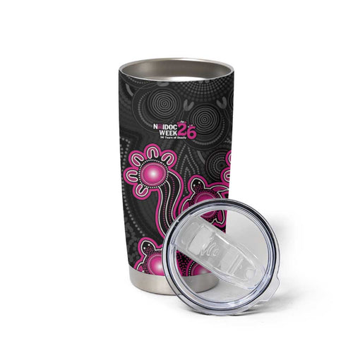 Personalised Sydney Sixers NAIDOC Week 2026 Tumbler Cup Sea Turtles Aboriginal Art