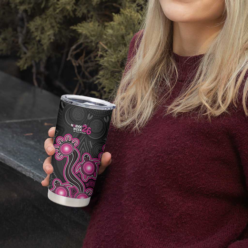 Personalised Sydney Sixers NAIDOC Week 2026 Tumbler Cup Sea Turtles Aboriginal Art
