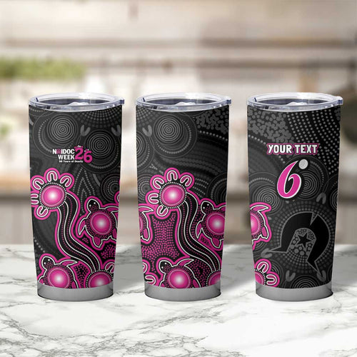 Personalised Sydney Sixers NAIDOC Week 2026 Tumbler Cup Sea Turtles Aboriginal Art