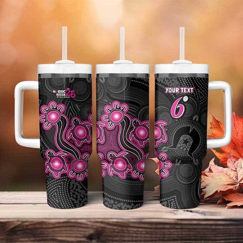 Personalised Sydney Sixers NAIDOC Week 2026 Tumbler With Handle Sea Turtles Aboriginal Art