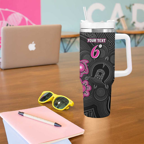Personalised Sydney Sixers NAIDOC Week 2026 Tumbler With Handle Sea Turtles Aboriginal Art