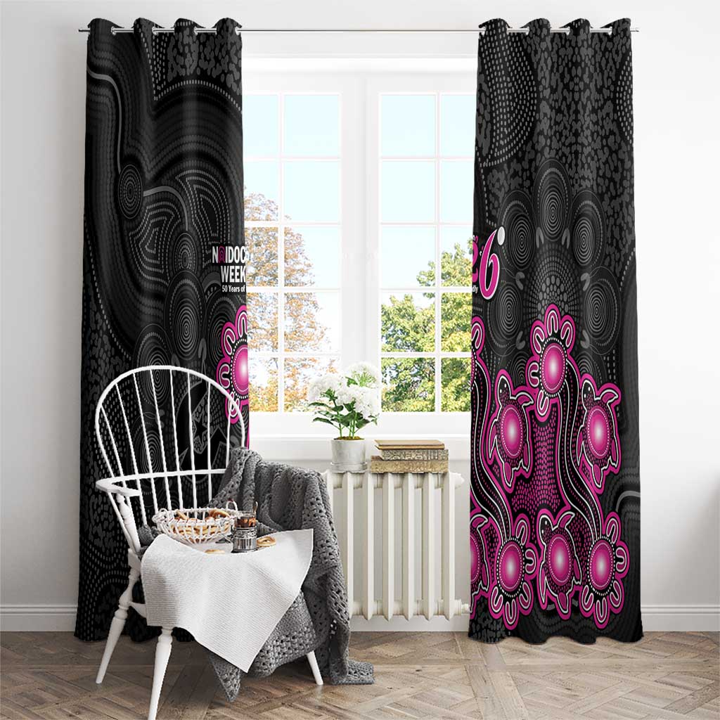Sydney Sixers NAIDOC Week 2026 Window Curtain Sea Turtles Aboriginal Art